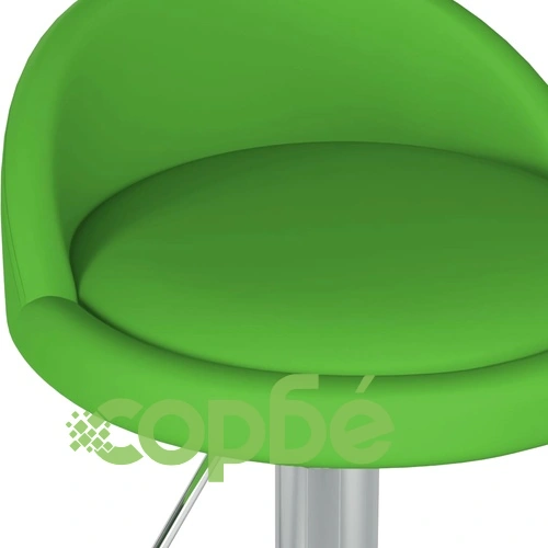 Масажна табуретка, зелена, изкуствена кожа ➤ топ цена ➤ sorbe.bg