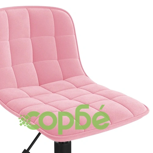 Въртящи се трапезни столове, 4 бр, розови, кадифе ➤ топ цена ➤ sorbe.bg