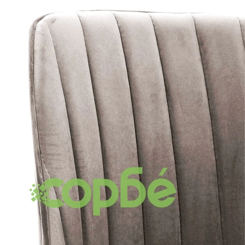 Въртящ се офис стол, светлосив, кадифе ➤ топ цена ➤ sorbe.bg