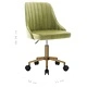 Въртящ се офис стол, светлозелен, кадифе
