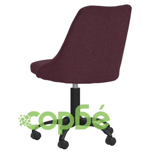 Въртящ се офис стол, лилав, текстил ➤ топ цена ➤ sorbe.bg
