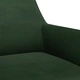 Трапезни столове, 6 бр, тъмнозелени, кадифе