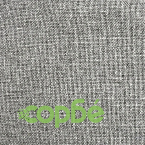 Изправящ стол, светлосив, текстил ➤ топ цена ➤ sorbe.bg