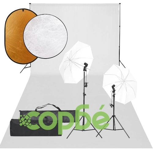 Фотографски комплект за студио, комплект лампи, фон и рефлектор на топ цена от sorbe.bg Фотографски комплект за студио, комплект лампи, фон и рефлектор ➤ топ цена ➤ sorbe.bg