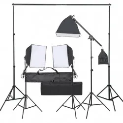 Фотографски комплект за студио с комплект лампи
