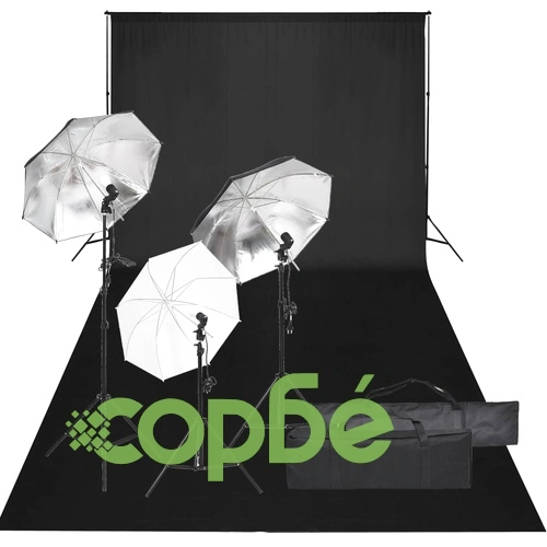 Фотографски комплект за студио с комплект лампи и фон на топ цена от sorbe.bg Фотографски комплект за студио с комплект лампи и фон ➤ топ цена ➤ sorbe.bg
