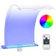 Фонтан за басейн с комплект RGB LED и конектори, акрил, 50 см