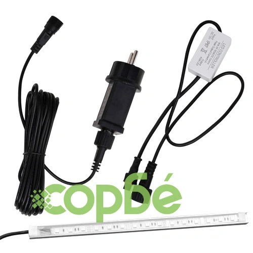 Фонтан за басейн с комплект RGB LED и конектори, акрил, 50 см ➤ топ цена ➤ sorbe.bg