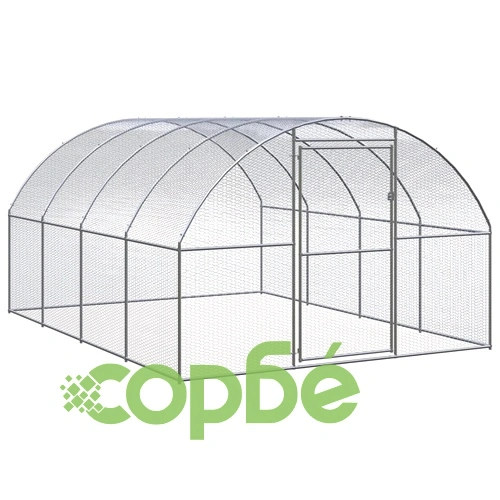 Птичарник на открито, 3x4x2 м, поцинкована стомана ➤ топ цена ➤ sorbe.bg