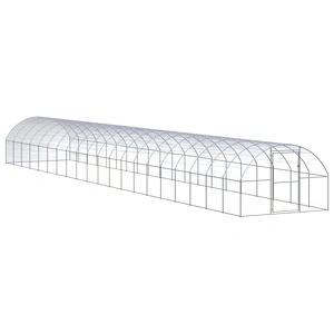 Птичарник на открито, 3x20x2 м, поцинкована стомана