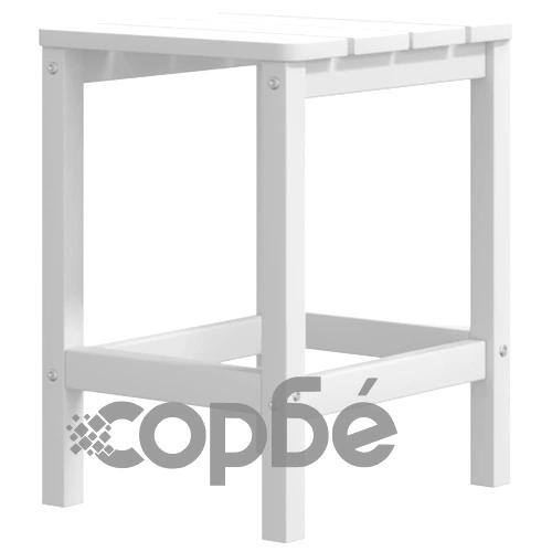 Градински стол Адирондак с масичка, HDPE, бял ➤ топ цена ➤ sorbe.bg