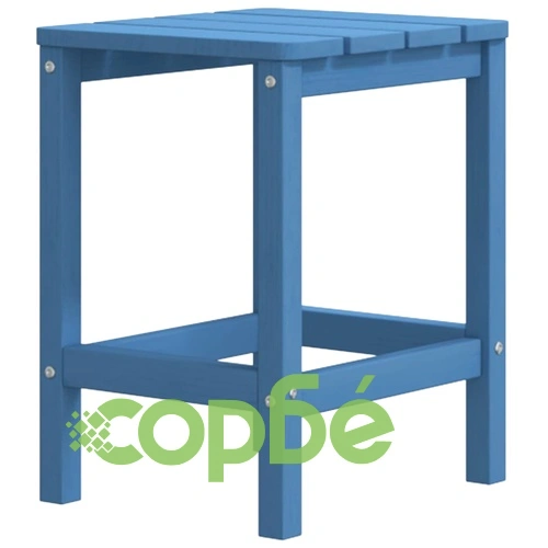 Градински столове Адирондак с масичка, HDPE, сини ➤ топ цена ➤ sorbe.bg