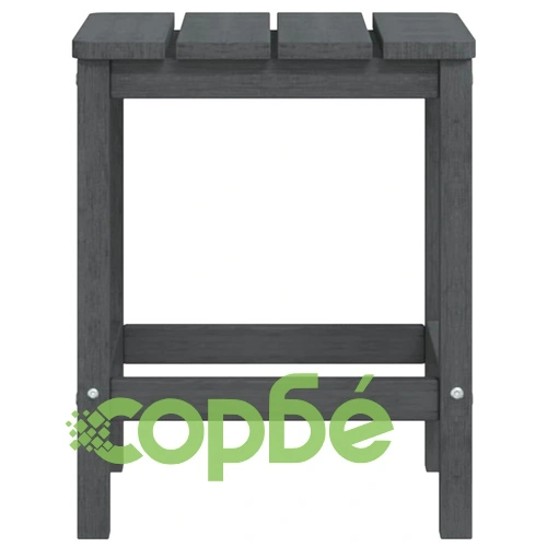 Градински стол Адирондак с табуретка и масичка HDPE антрацит ➤ топ цена ➤ sorbe.bg