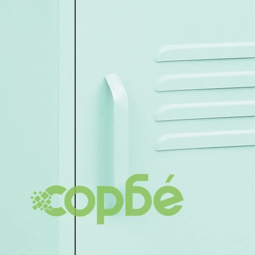 Нощни шкафчета, 2 бр, мента, 35х35х51 см, стомана ➤ топ цена ➤ sorbe.bg