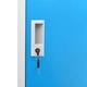 Заключващи шкафове 2 бр светлосиво/синьо 90x45x92,5 см стомана Заключващи шкафове 2 бр светлосиво/синьо 90x45x92,5 см стомана