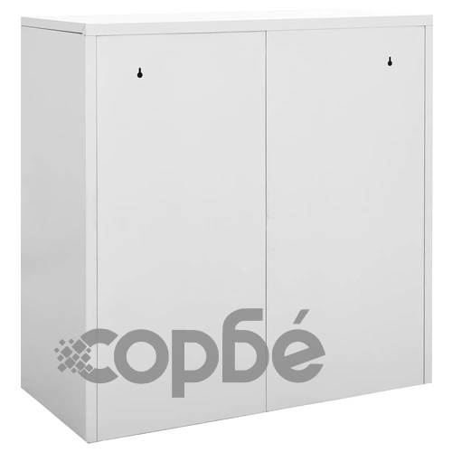 Заключващи се шкафове, 2 бр, светлосиви, 90x45x92,5 см, стомана на топ цена от sorbe.bg Заключващи се шкафове, 2 бр, светлосиви, 90x45x92,5 см, стомана ➤ топ цена ➤ sorbe.bg