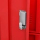 Заключващи шкафове 2 бр светлосиво/червено 90x45x92,5см стомана Заключващи шкафове 2 бр светлосиво/червено 90x45x92,5см стомана