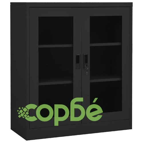 Офис шкаф с плантер, антрацит, 90x40x128 см, стомана на топ цена от sorbe.bg Офис шкаф с плантер, антрацит, 90x40x128 см, стомана ➤ топ цена ➤ sorbe.bg