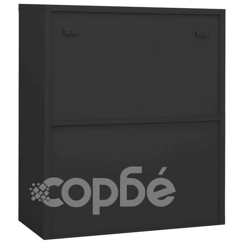 Офис шкаф с плантер, антрацит, 90x40x128 см, стомана на топ цена от sorbe.bg Офис шкаф с плантер, антрацит, 90x40x128 см, стомана ➤ топ цена ➤ sorbe.bg