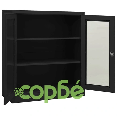 Офис шкаф с плантер, антрацит, 90x40x128 см, стомана на топ цена от sorbe.bg Офис шкаф с плантер, антрацит, 90x40x128 см, стомана ➤ топ цена ➤ sorbe.bg