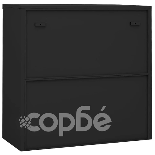 Шкаф с плъзгаща врата и плантер, антрацит, стомана ➤ топ цена ➤ sorbe.bg