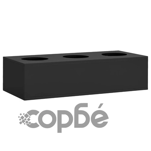 Шкаф с плъзгаща врата и плантер, антрацит, стомана ➤ топ цена ➤ sorbe.bg