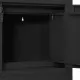 Офис шкаф с плантер, антрацит, 90x40x125 см, стомана