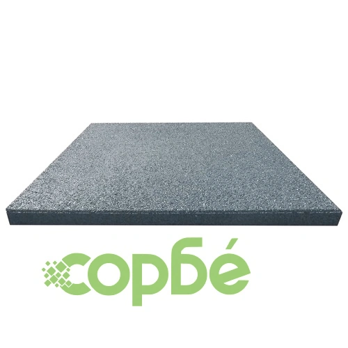 Ударопоглъщащи каучукови плочи, 24 бр, 50x50x3 см, сиви ➤ топ цена ➤ sorbe.bg