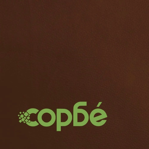 Релакс стол с табуретка, кафяв, естествена и изкуствена кожа ➤ топ цена ➤ sorbe.bg