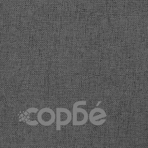 Релакс стол с табуретка, тъмносив, текстил ➤ топ цена ➤ sorbe.bg