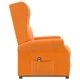 Wingback изправящ стол, светложълт, текстил