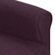 Изправящ масажен стол, лилав, текстил