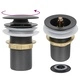 Мивка за баня с кран и сифон, кафяво закалено стъкло