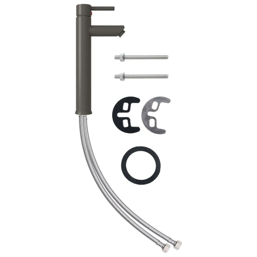 Мивка за баня с кран и сифон, златисто закалено стъкло ➤ топ цена ➤ sorbe.bg