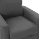 Изправящ стол, тъмносив, текстил