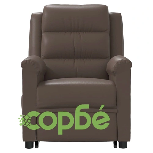 Изправящ стол, сив, изкуствена кожа ➤ топ цена ➤ sorbe.bg