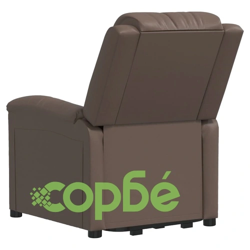 Изправящ стол, сив, изкуствена кожа ➤ топ цена ➤ sorbe.bg