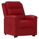 Изправящ стол, виненочервен, изкуствена кожа