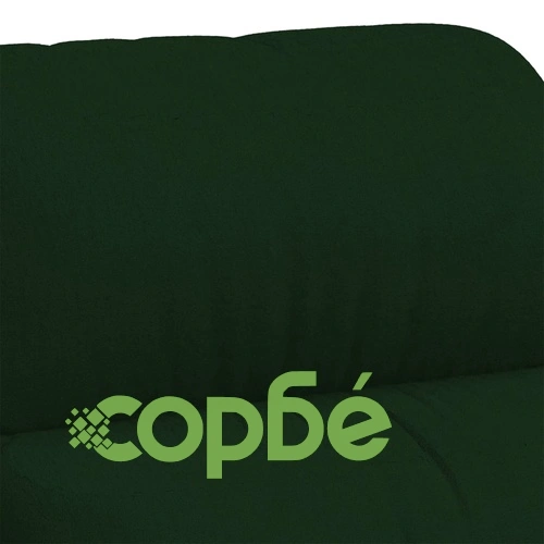 Изправящ стол, тъмнозелен, кадифе ➤ топ цена ➤ sorbe.bg
