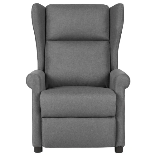 Wingback електрически масажен стол, светлосив, текстил ➤ топ цена ➤ sorbe.bg