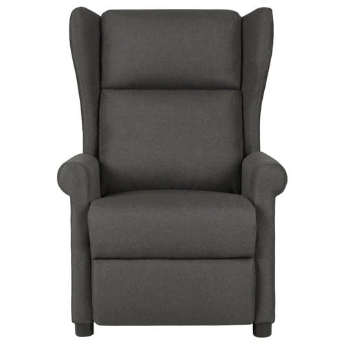 Wingback електрически масажен стол, тъмносив, текстил ➤ топ цена ➤ sorbe.bg
