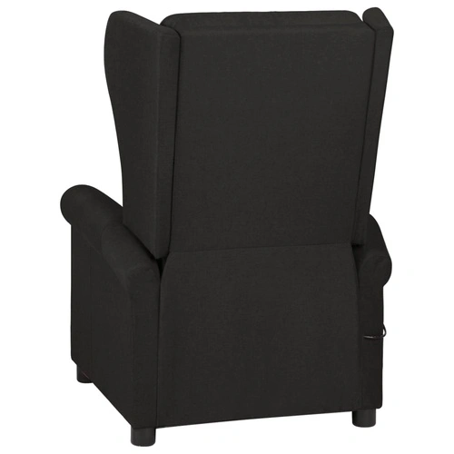 Wingback електрически масажен стол, черен, текстил ➤ топ цена ➤ sorbe.bg