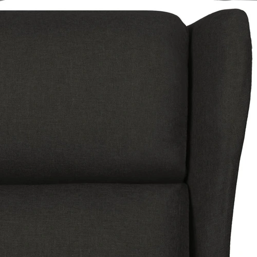Wingback електрически масажен стол, черен, текстил ➤ топ цена ➤ sorbe.bg