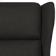 Wingback електрически масажен стол, черен, текстил