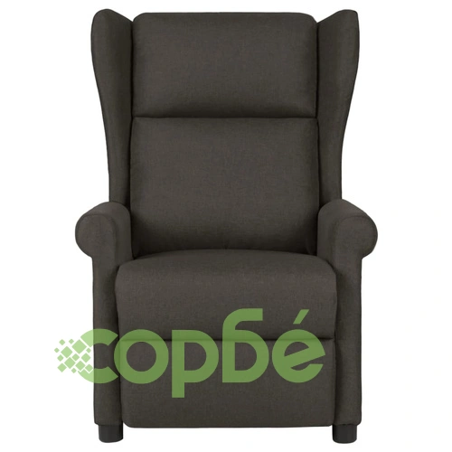 Wingback електрически масажен стол, таупе, текстил ➤ топ цена ➤ sorbe.bg
