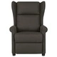 Wingback електрически масажен стол, таупе, текстил
