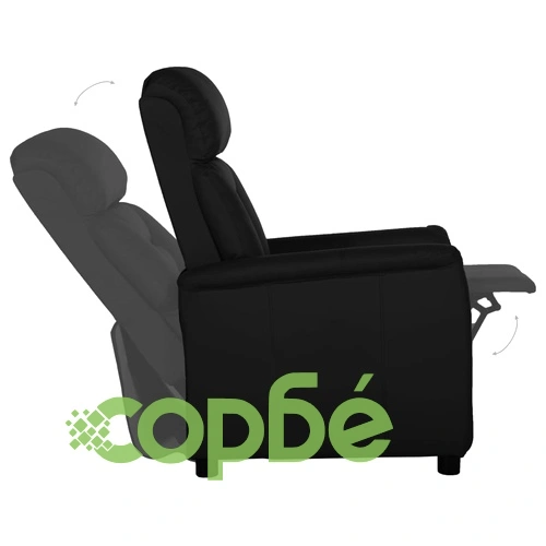 Електрически наклоняем стол, черен, изкуствена кожа ➤ топ цена ➤ sorbe.bg