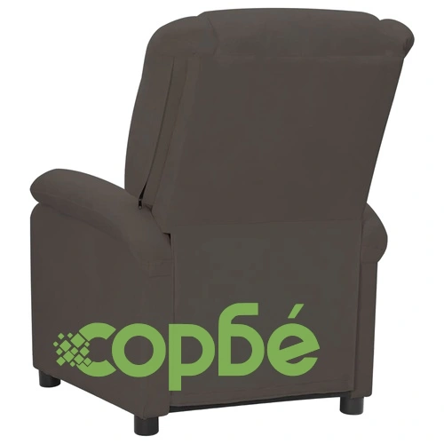 Електрически масажен стол, тъмносив, текстил ➤ топ цена ➤ sorbe.bg