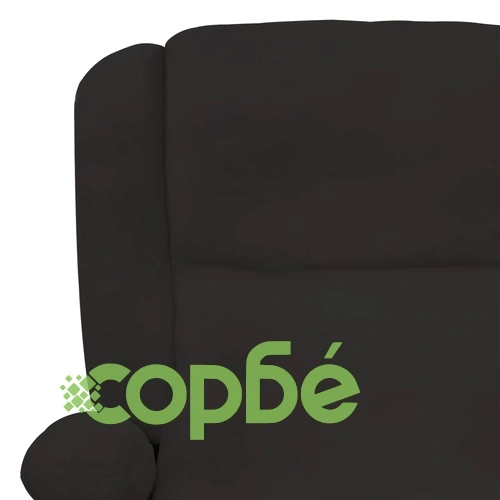 Електрически масажен стол, черен, кадифе ➤ топ цена ➤ sorbe.bg