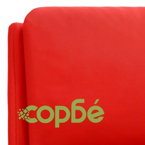 Електрически стол реклайнер, червен, изкуствена кожа ➤ топ цена ➤ sorbe.bg